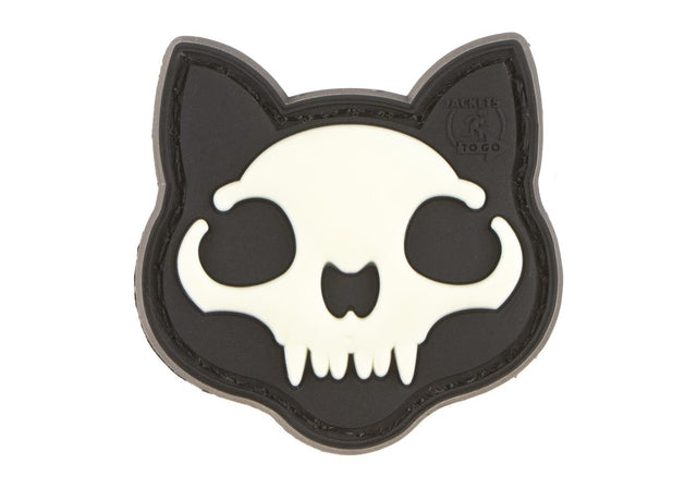 JTG Micro Nightmare Skull Cat gummipatch No. 1 - Glow