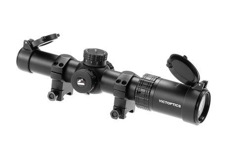 VictOptics S6 1-6x24i Fiber Kikkertsigte - Sort