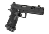 Army Armament Staccato XC 2011 GBB T8 Pistol with Muzzle Device - Black