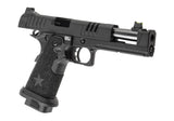 Army Armament Staccato XC 2011 GBB T8 Pistol with Muzzle Device - Black
