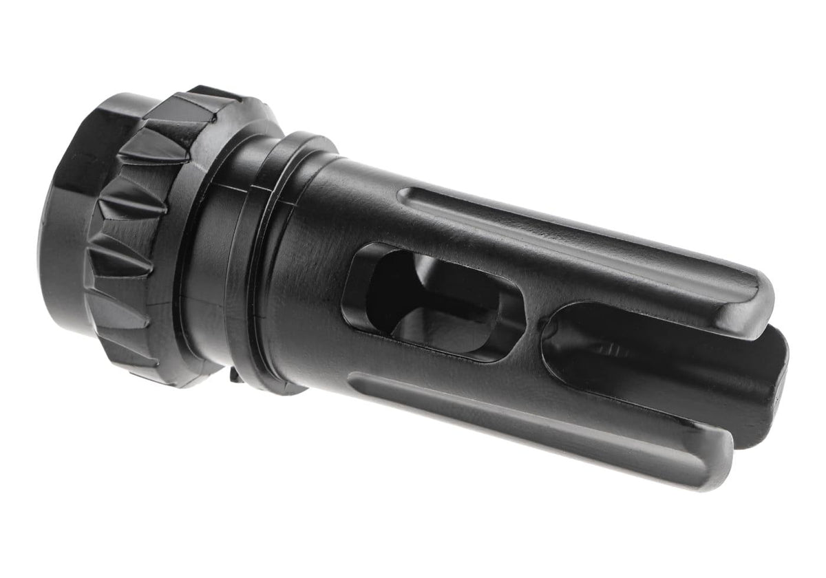 G&G 3 Prong Steel Mock flash hider 14mm CCW - Sort