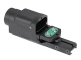 Russisk Taktisk Flashlight K-2P - Sort
