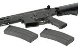 WE13 13" M4/AR-15 Knight's Armament Airsoft Riffel, 30 RPS, ETU - Sort