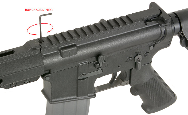 AR15 WE13-3A 9.5" GBB Riffel Replica Nylon - Sort