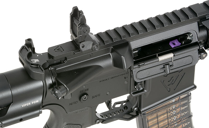 Strike Industries 4" Raider PDW CGS Lightning Serie GBBR Replica - Sort