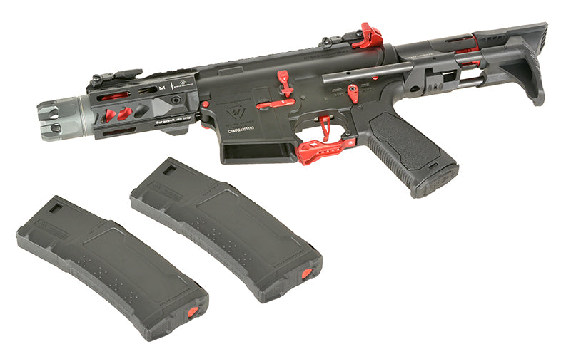 Strike industries 4" Raiders Competition PDW, GEN-2 - Rød