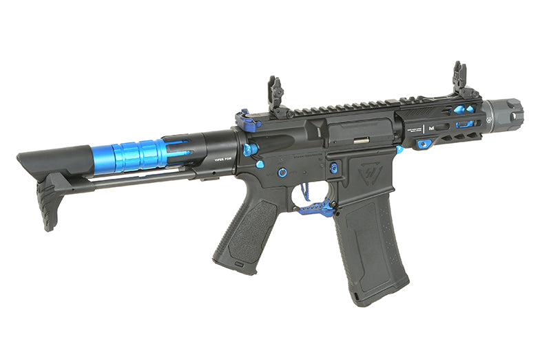 Strike industries 4" Raiders Competition PDW AEG Riffel, GEN-2 - Blå