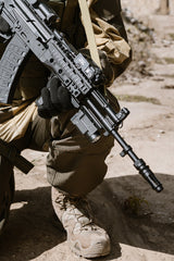 Russisk Taktisk Flashlight K-2P - Sort