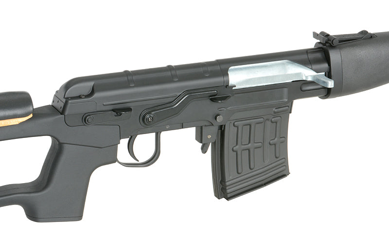 SVD Airsoft Bolt Action Sniper Riffel - Sort