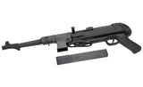 MP40 helmetal AEG maskinpistol Replica - Black/Oxidized