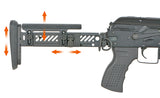 AKS-74U Taktisk Riffel Replica CM.113B Eshooter ETU, GEN-2