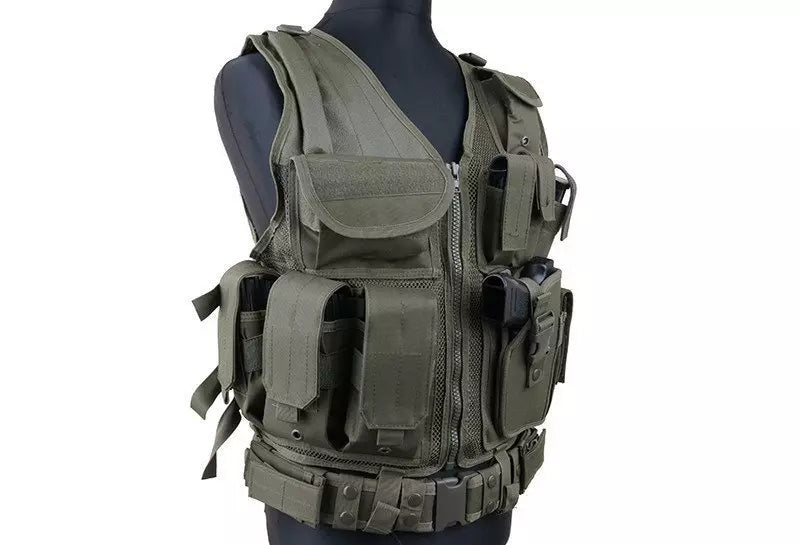KAM-39 TAKTISK VEST - OLIVEN