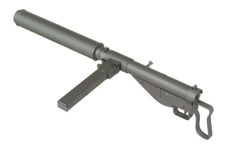 STEN MK2 SOE Commando Greb Full Steel maskinpistol Replica - Grå