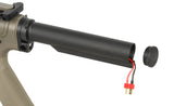 WE13 13" M4/AR-15 Knight's Armament Airsoft Riffel, 30 RPS, ETU - Tan