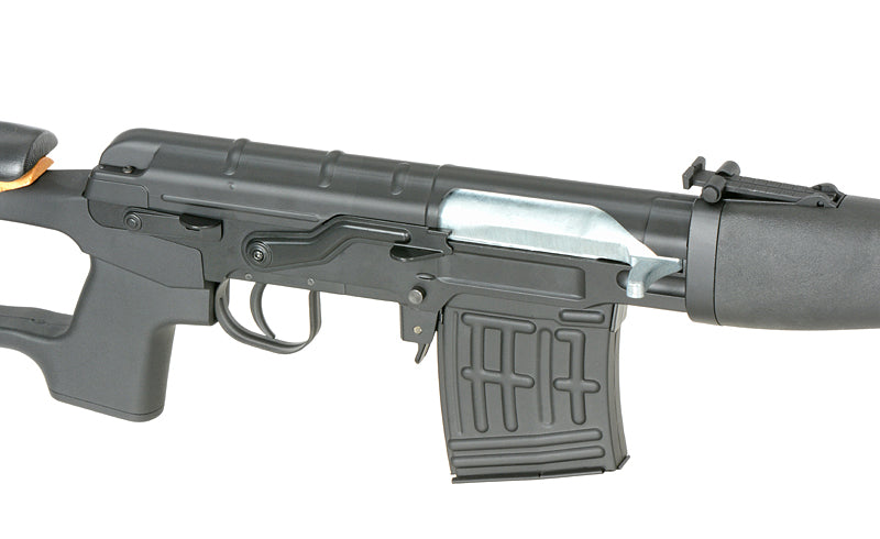 SVD Airsoft Bolt Action Sniper Riffel - Sort