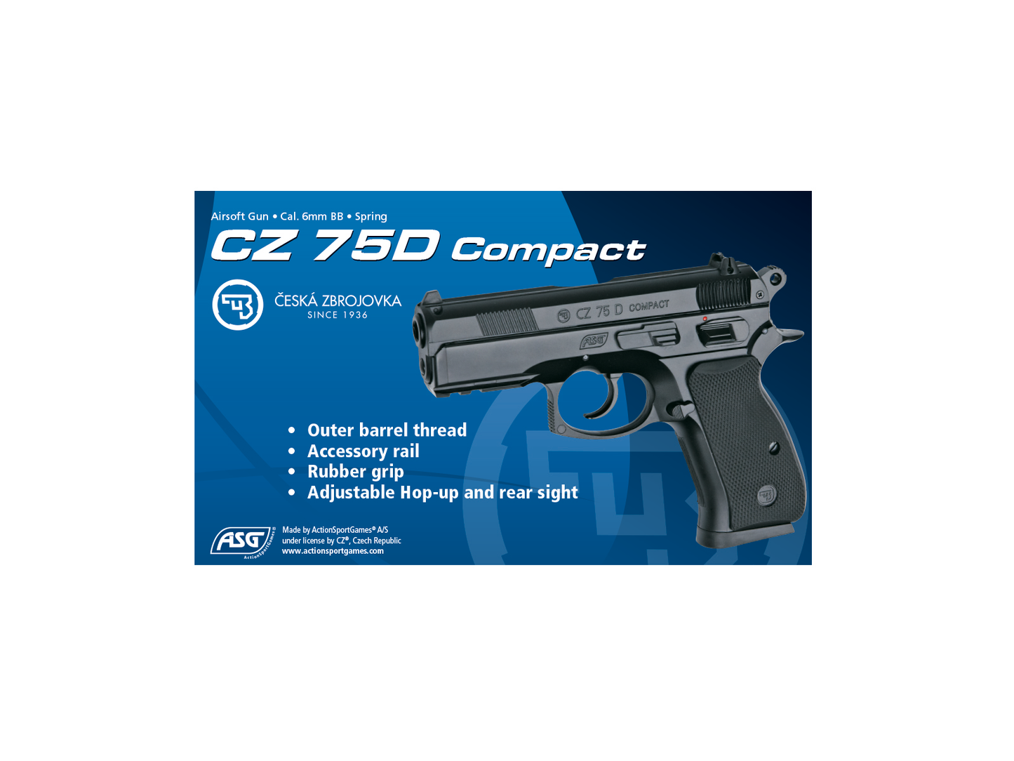 CZ 75D Compact - Fjäderpistol