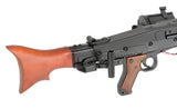 MG42 helmetal AEG maskingevær Replica - ægte træ