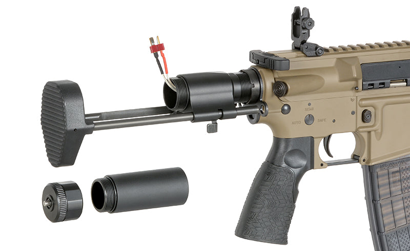 Daniel Defense DDM4 PDW SBR ESHOOTER ETU Replica - FDE