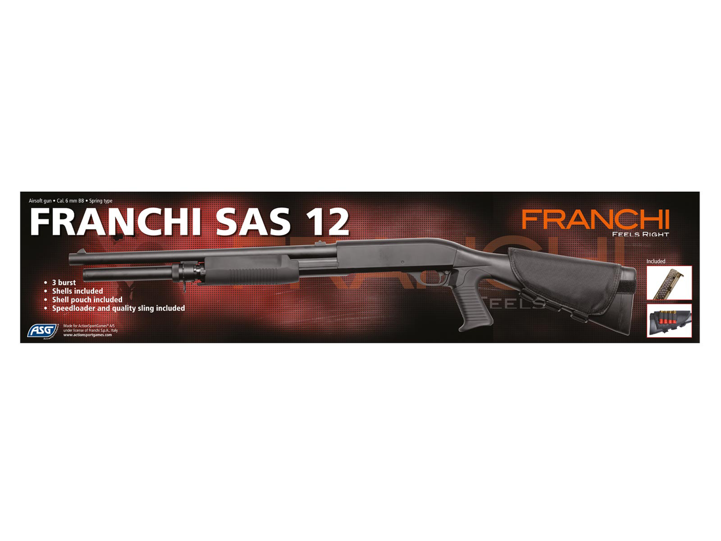 Hagelgevär Franchi SAS-12, 3 skott