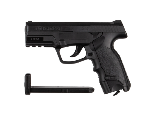 Steyr M9-A1 CO2 hardball pistol sort med 14-skuds magasin | Airsoftgeek