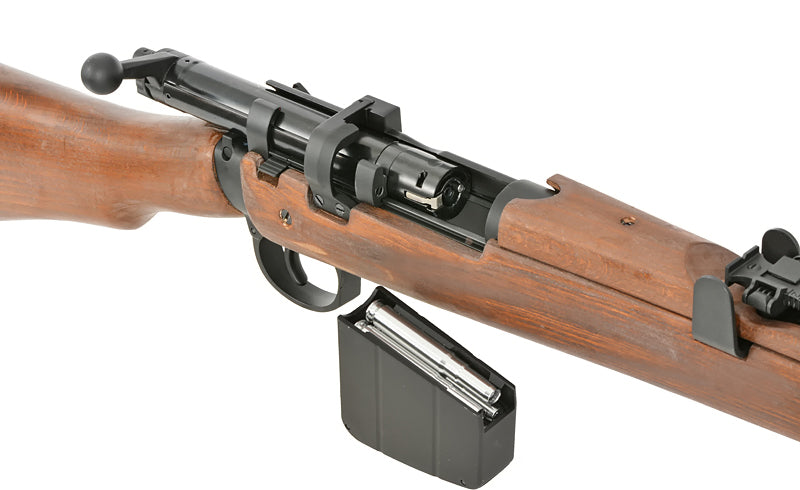 WWII SMLE No.1 MK III Bolt-Action Riffel Replica - ægte træ