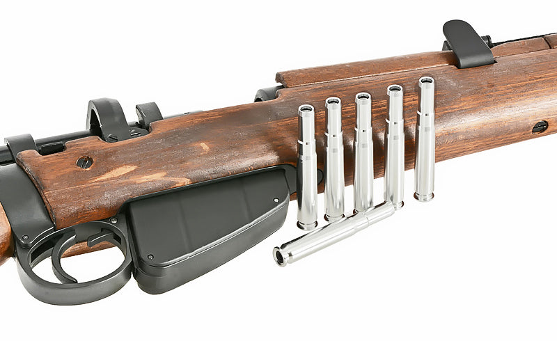 WWII SMLE No.1 MK III Bolt-Action Riffel Replica - ægte træ