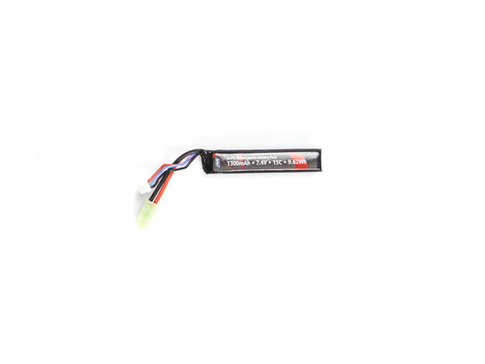 7.4V 1300mAh 15C LiPo-batteri
