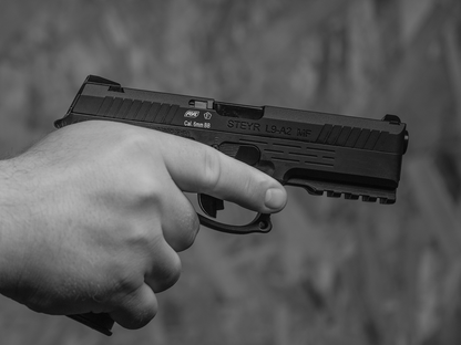 Steyr L9-A2, CO2 ( Gas magasin passar )