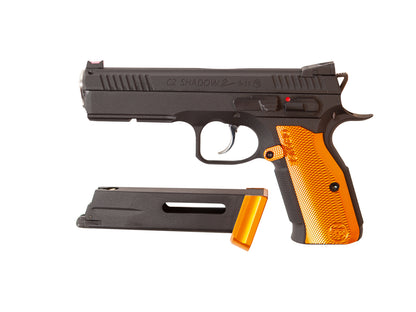 CZ Shadow 2 Orange CO2 blowback pistol med hardcase | Airsoftgeek