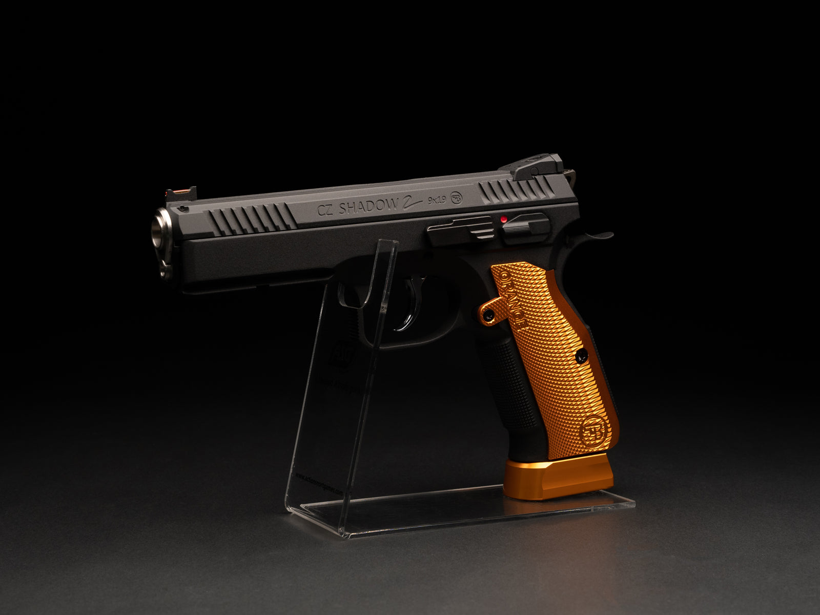 CZ Shadow 2 Orange CO2 blowback pistol med hardcase | Airsoftgeek