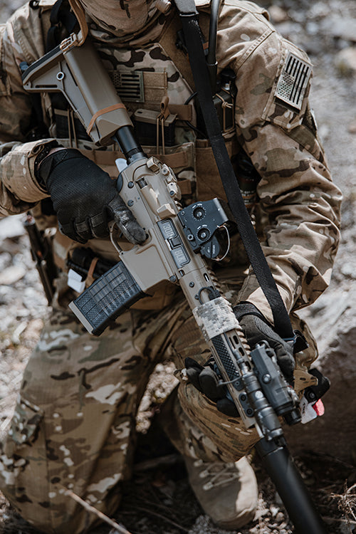 Noveske 10.5" Gen III Shorty 300BLK AEG Riffel Eshooter ETU, GEN-2 - Tan