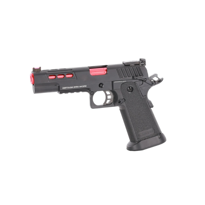 SA-VGP12 VAPOR GBB Pistol - Svart/Röd