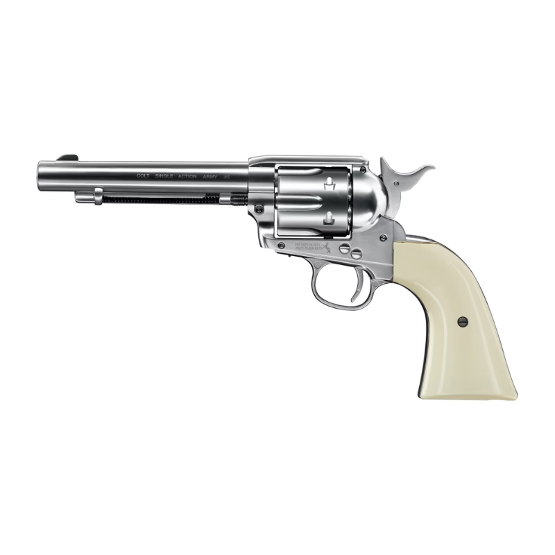 Colt SAA .45 Peacemaker 5.5” CO2 luftgevär 3J - Nickel