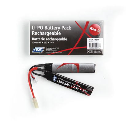 Strike 7,4V Li-Po Batteri 1300 mAh med Tamiya Stik