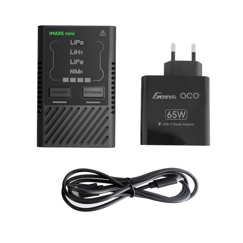 Gens ACE G-TECH iMars Mini 2-4S 60W Laddare (USB-C) inkl. AC-adapter och kabel