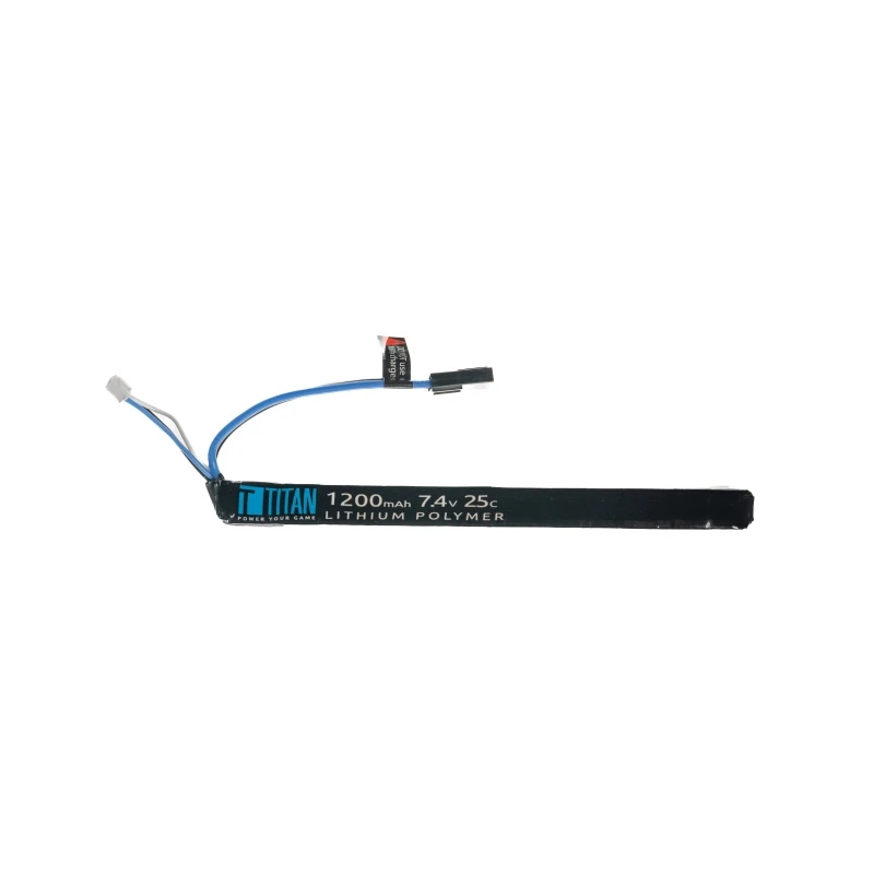 TITAN Li-Po Batteri 7.4V 1200mAh 25C – Stick (AK) Small Tamiya
