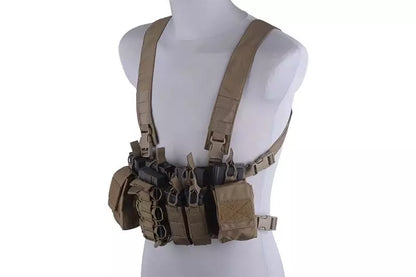 D3CR Chest Rig Taktisk väst - Tan