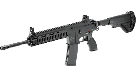 T4E HK416 .43 cal træningsriffel i fuld metal med CO2 | Airsoftgeek