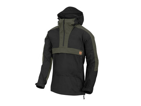 Woodsman Anorak Jakke - Sort / Taiga Grøn