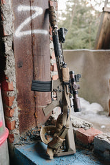 WE13 DSG 13" M4/AR-15 Knight's Armament Airsoft Riffel, 50 RPS, ETU - Tan
