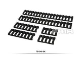 Soft Rail Cover 6 Stk - Sort