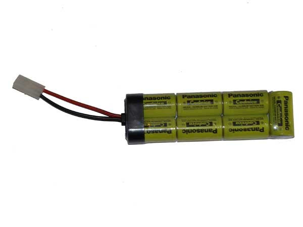 Panasonic NiCd Batteri 8,4V 1850mAh - Monoblock, Stort Tamiya