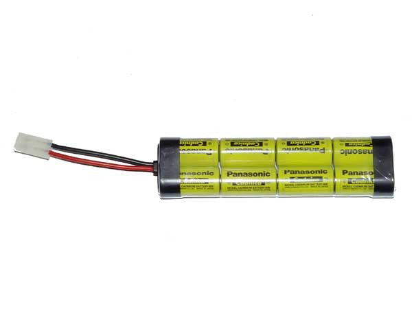 Panasonic NiCd Batteri 9,6V 1850mAh - Monoblok Stor Tamiya