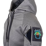 HELIKON URBAN TACTICAL HOODIE (FullZip) - Melange Black/Grey