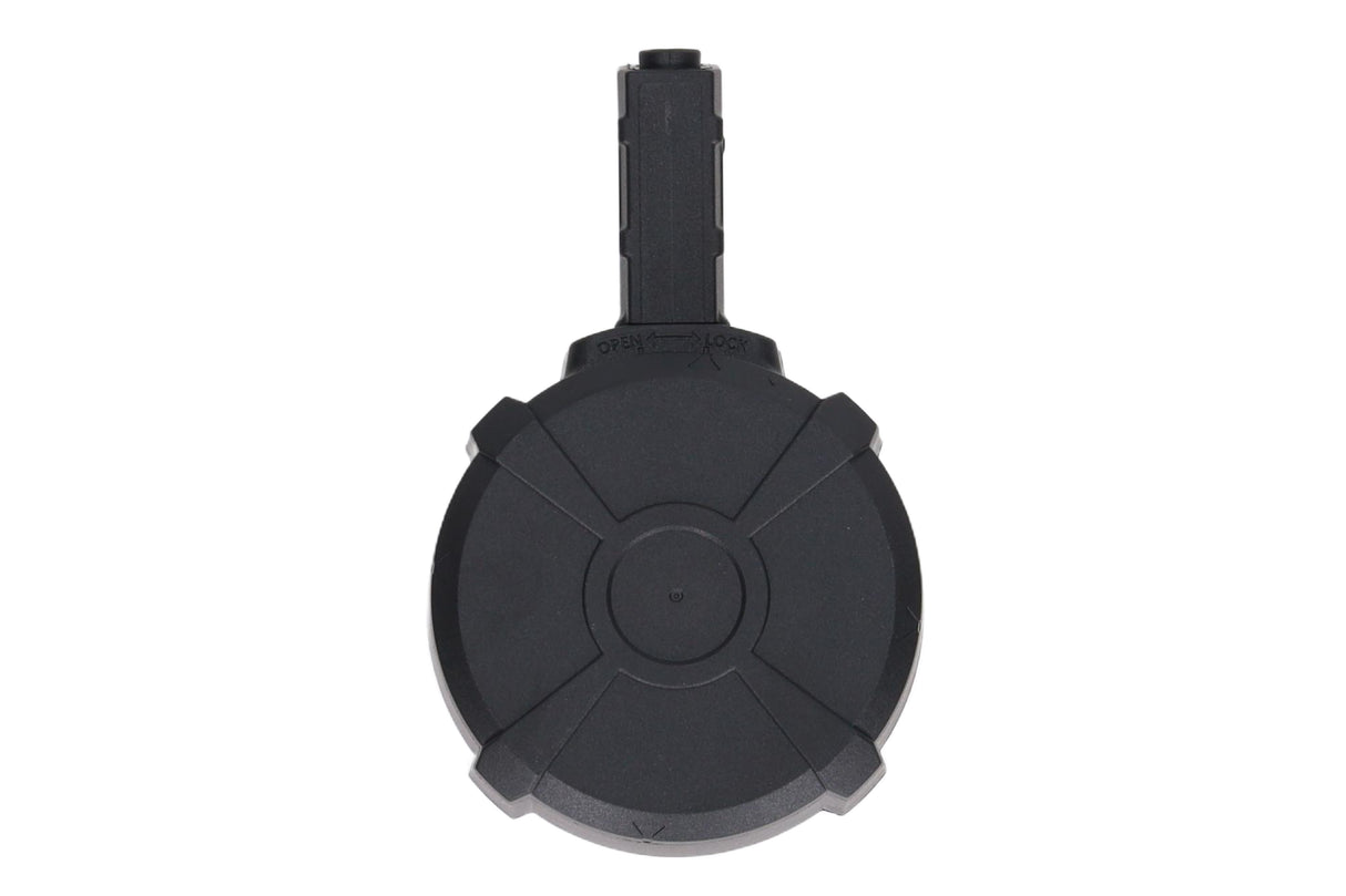 Specna Arms M4/AR15 1,500-round electric drum magazine – Black