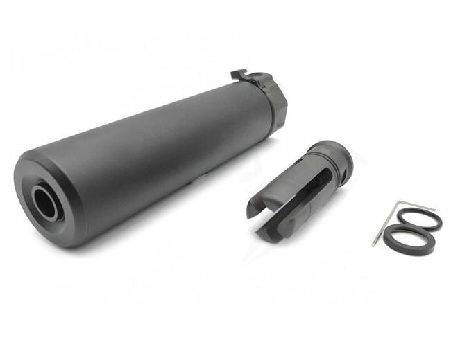 Angry Gun QD SOCOM556 lyddæmper, 14 mm CCW, fuld gravering