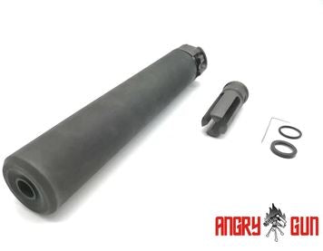 Angry Gun QD SOCOM762 lyddæmper med QD flash hider, 14 mm CCW