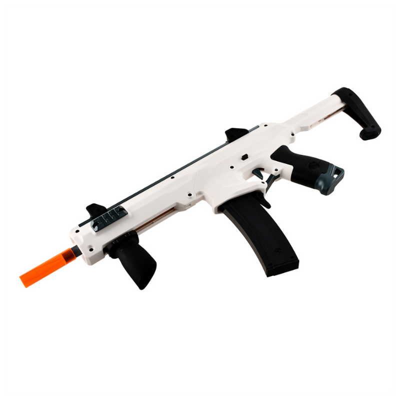 Worker Mod Seagull manuell springer blaster – korta skumpilar (vit)