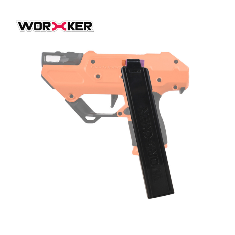 15-skotts smalt, vinklat Talon short dart magasin (mörkgrå)