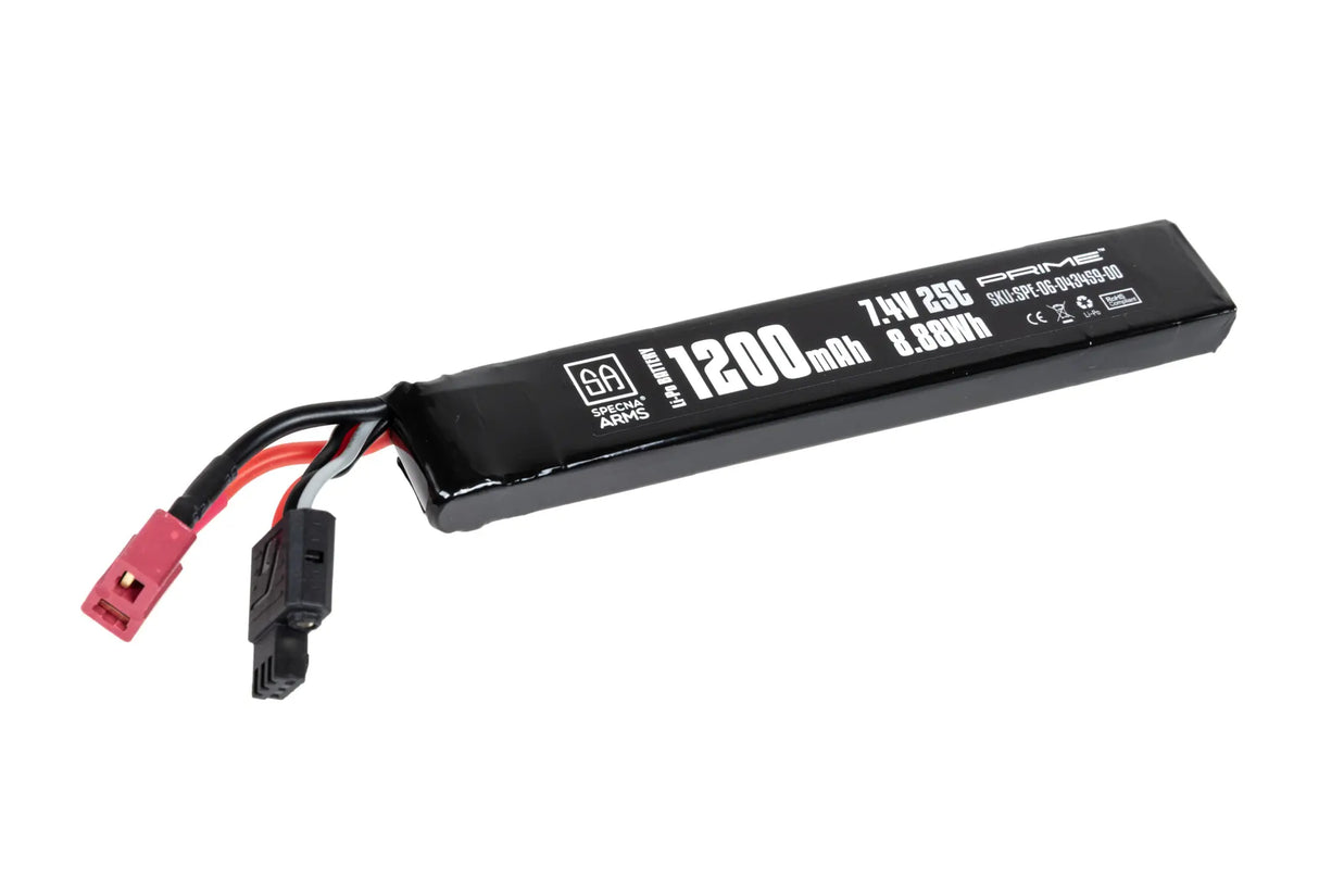 Battery Li-Po Specna Arms x Gens Ace 1200 mAh 25C 7.4V T-Deans G-Tech